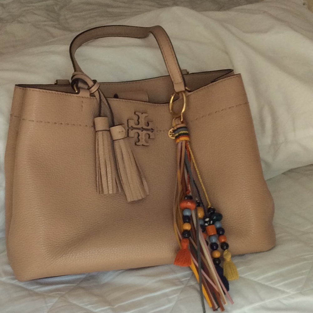Tory Burch shoulder bag pink/almond color